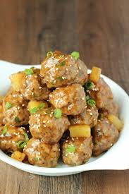 Teriyaki Pineapple Chicken Meatballs