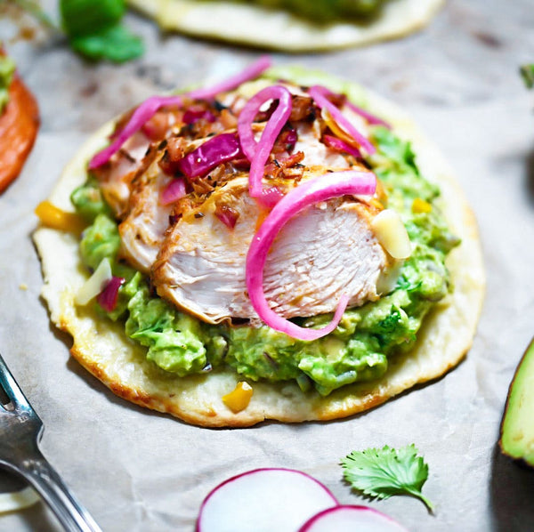 Chicken tostadas
