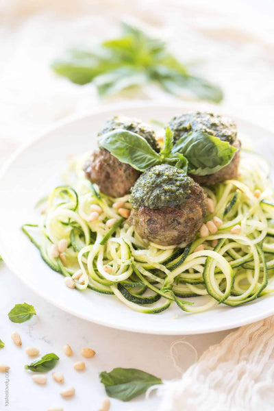 Turkey Pesto Meatballs