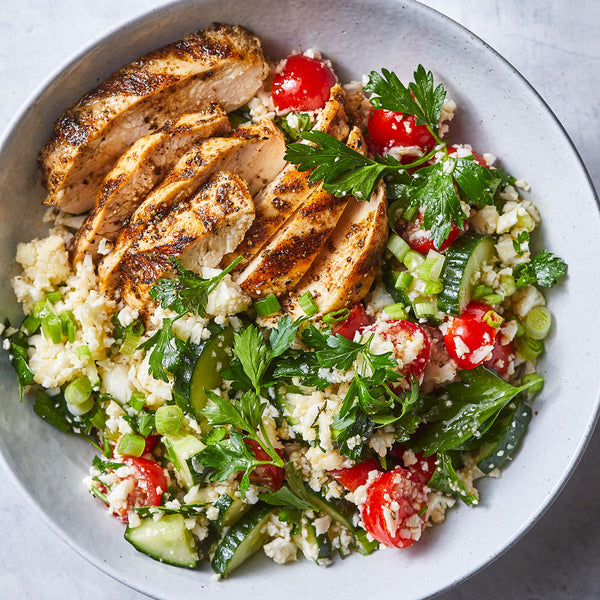 Spiced Chicken With Cauliflower Tabbouleh