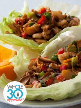 Chinese Chicken Lettuce Wrap