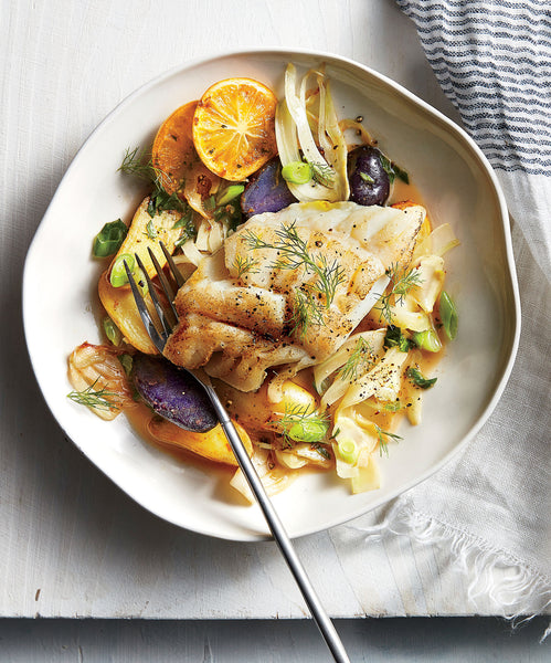 Cod, Fennel and Sweet Potatoes