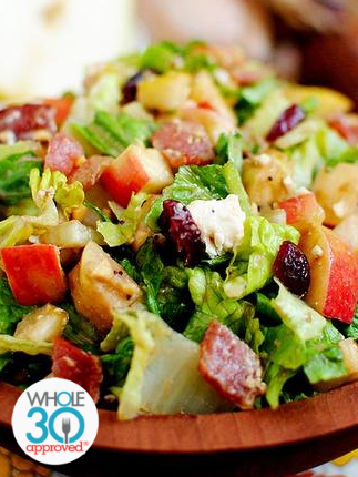 Autumn Chopped Salad With Grilled Chicken
