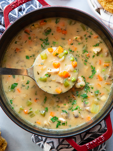 Paleo Chicken Pot Pie Soup