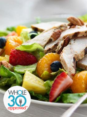 Strawberry Poppyseed Salad With Chicken