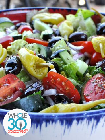 Lascano's Greek Salad with Grilled Chicken