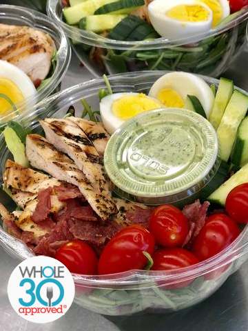Green Goddess Salad with Chicken