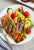 Grilled Salmon With Spring Vegetables
