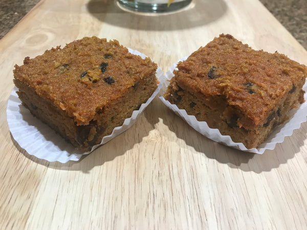 Paleo Carrot Cake Bars