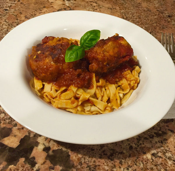 Paleo Pasta and Meatballs