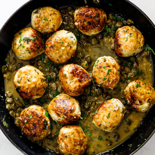 Chicken Piccata Meatballs