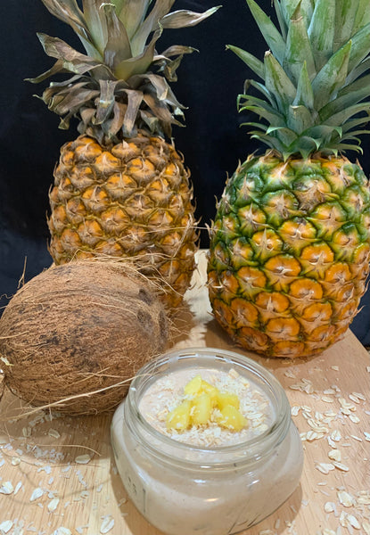 Pina colada Overnight Oats