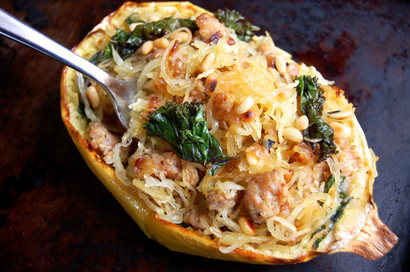 Sausage, Broccoli & Spaghetti Squash