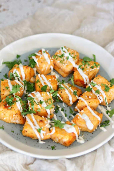 Lemon Pepper Salmon Bites