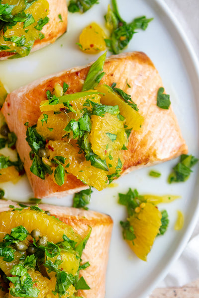 Salmon With Citrus Salsa
