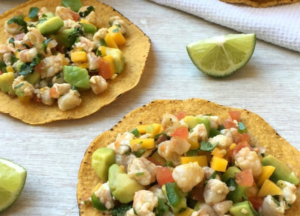Shrimp Ceviche Tacos